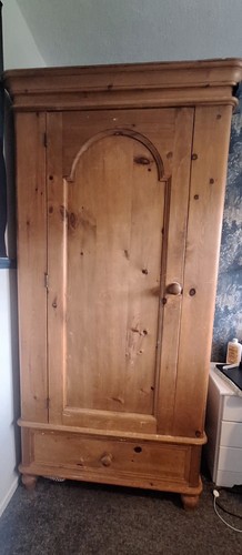 Solid oak one door single - oak,