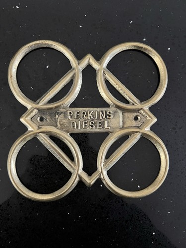 Perkins engine grille badge - engine,
