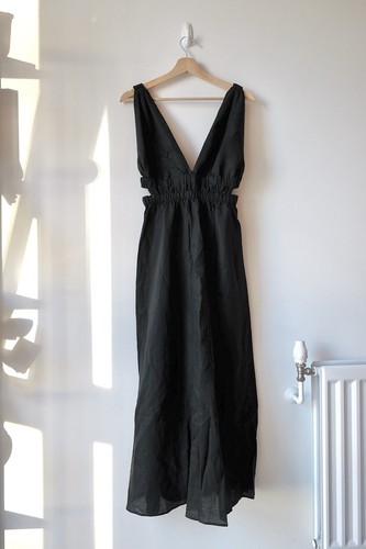 Zara black backless - black,