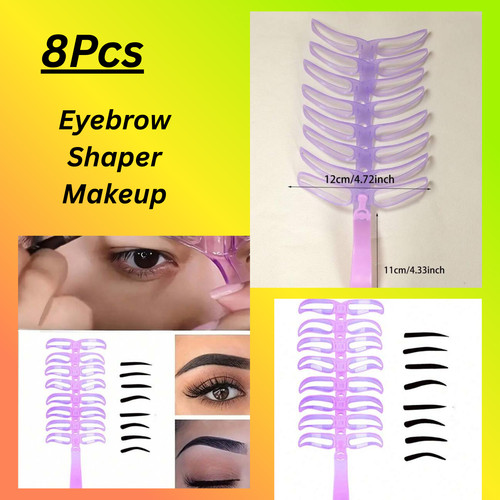 8pcs eyebrow shaper - 8pcs, makeup