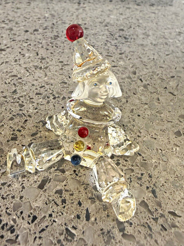 Vintage swarovski clear - vintage, red