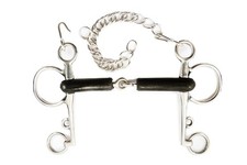 Pelham Rubber Jointed Mouth