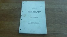 1977 ORIGINAL BRITISH ARMY AEC MK 3 WHEELED MEDIUM RECOVERY VEHICLE HANDBOOK
