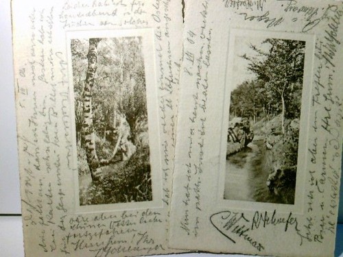 Nostalgia old postcard - nostalgia., x