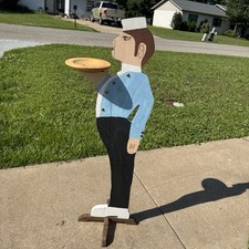 Vintage Wood Bellboy Bellhop