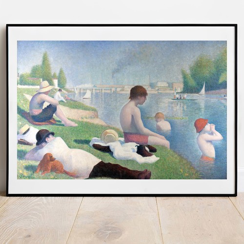 Art print seurat - seurat, bathers