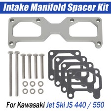 For Kawasaki 44/46mm Carb Intake Manifold Spacer Kit JS440 JS550 Jet Ski 550 SX
