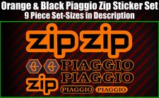 Piaggio ZIP Sticker Decal 9
