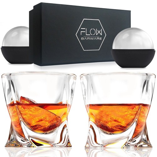 Twist whiskey glasses - whiskey, of