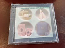 Janome Memory Craft memory card 117 Three-Letter Monogram Designs wrapped