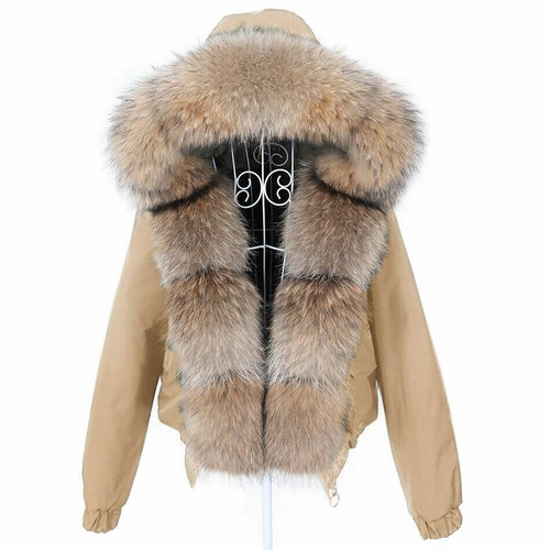 Women real fluffy fur collar - women,