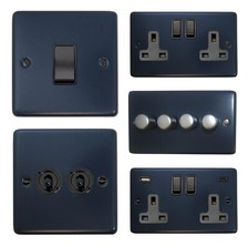 G&H Blue CRBB Light Switches