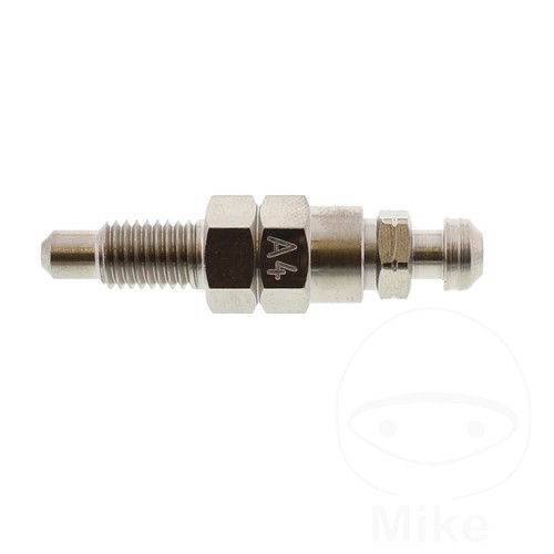 Bleed nipple with valve - with,