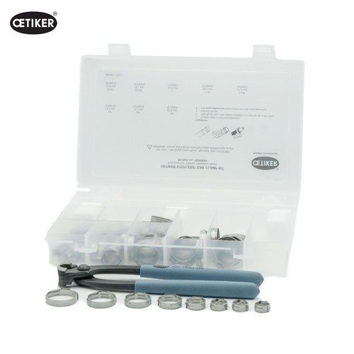 Stepless ear hose clip - stepless,