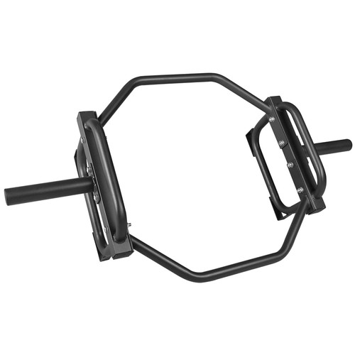 Black olympic deadlift bar - black,
