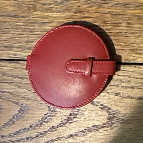 Coach red leather round - coach,