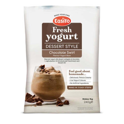 Easiyo chocolate swirl dessert - easiyo,