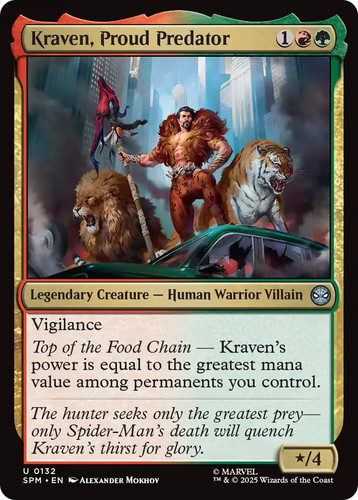 Kraven proud predator mtg - proud,