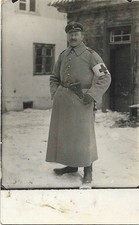 WW1 Photo Postcard, German Doctor / Medic ? 255 Regiment On Shoulder Board