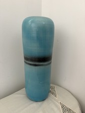 Large statement vase blue - a,