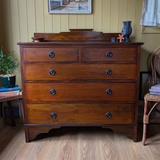 Antique Inlaid Chest Of