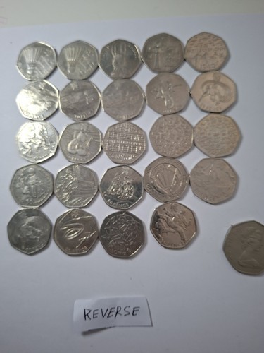 Joblot collectible 50p - 25,