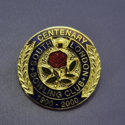 South london bowling badge - south,