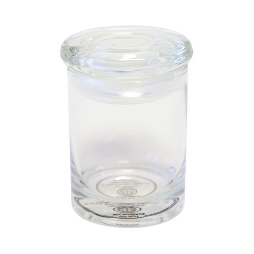 Airtight clear glass jar 6oz - glass,