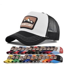 Hill Embroidery Men Women Trucker Mesh Baseball Hat Hip Hop Snapback Cap