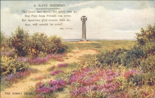Birthday greetings floral sea