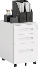 3 Drawer Mobile File Cabinet
