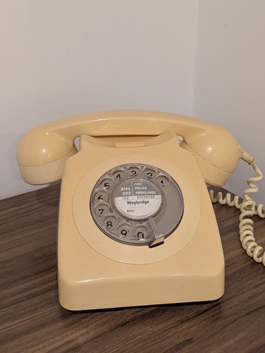Vintage telephone 746 ivory - telephone,