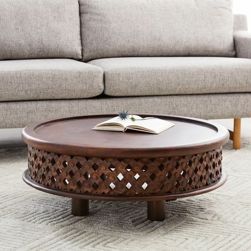 Indian handmade wooden coffee - handmade,