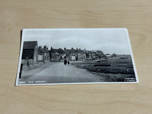 Vintage postcard old bosham - vintage,