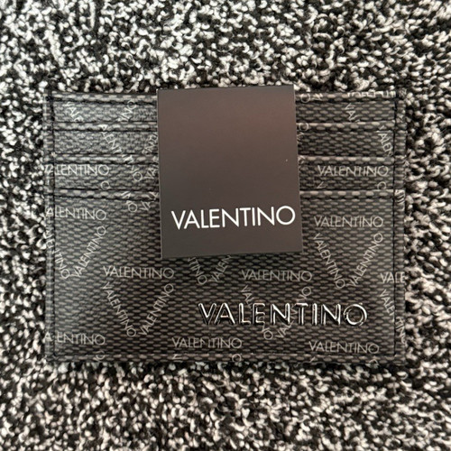 Valentino black monogram card - black,