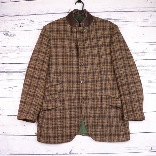 Daks wool tweed blazer jacket - wool,