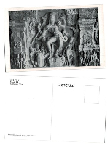 Vintage postcard ellora cave - vintage,