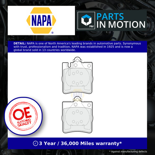 Brake pads set - set, mercedes
