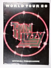 Thin Lizzy Phil Lynott Scott Gorham Program Original Chinatown World Tour 1980