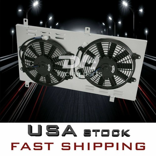 Aluminum shroud fan fit - shroud+2*10"fan,