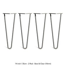 Coffee Metal 4x Hairpin Table