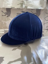 Navy Equestrian Hat Silk 