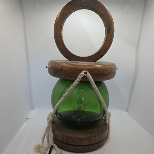 Vintage fishing bouy lamp - bouy, lamp-