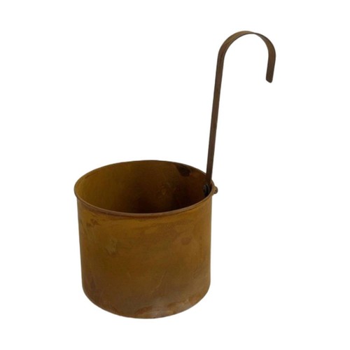 Planter with hook - with,