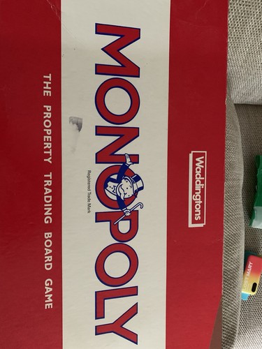 Monopoly board game 1960s - board,