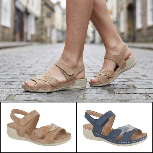 Ladies low wedge heel - ladies, womens