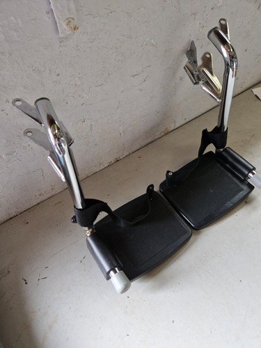 Pair chrome finish wheelchair - pair,