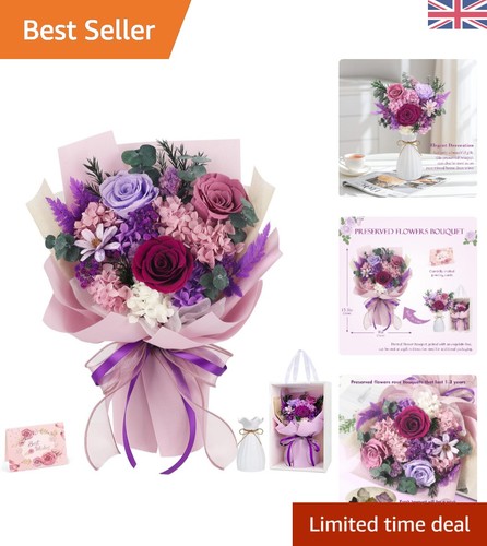 Elegant purple forever roses - purple,