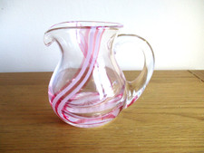 Caithness Glass Jug Pink And