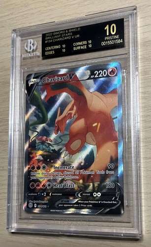 Black label bgs charizard v - charizard,